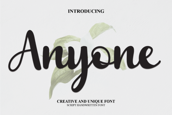 Anyone Font - Featured Image