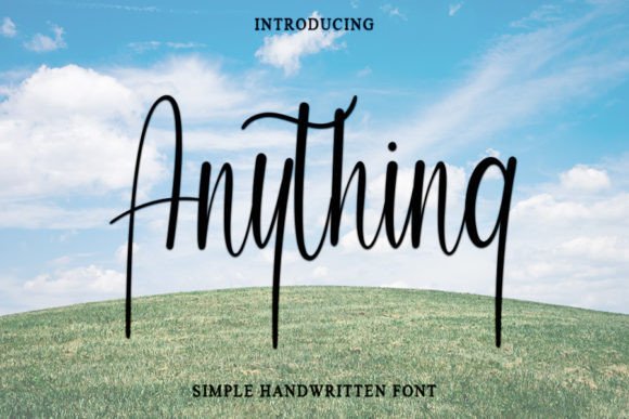 Anything Font - Featured Image