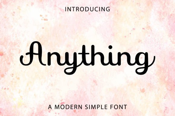 Anything Font - Featured Image