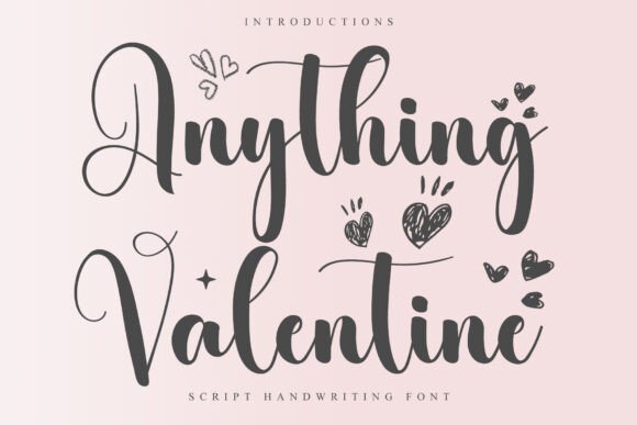 Anything Valentine Font - Featured Image