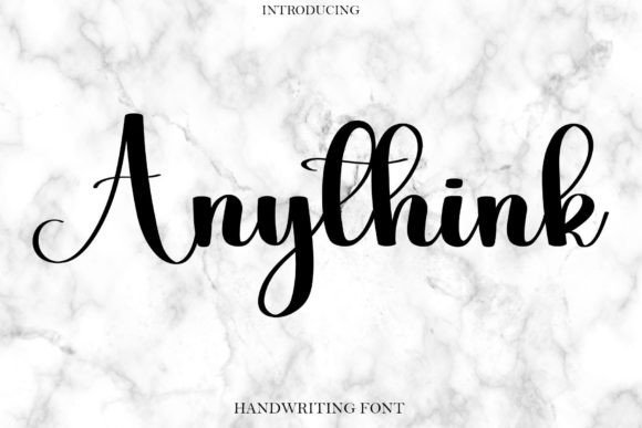 Anythink Font - Featured Image