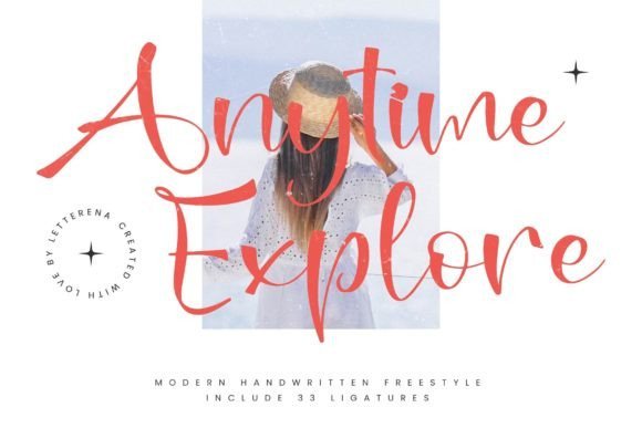 Anytime Explore Font - Featured Image