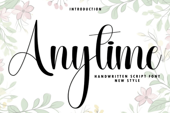 Anytime Font - Featured Image