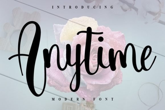 Anytime Font - Featured Image