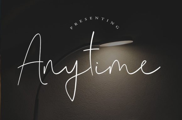 Anytime Font - Featured Image