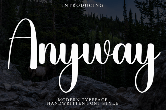 Anyway Font - Featured Image