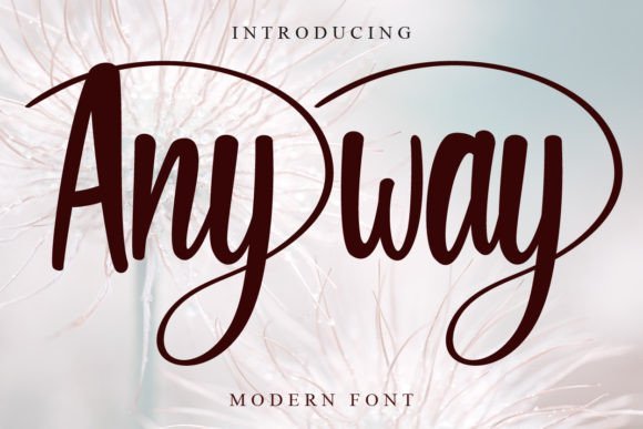 Anyway Font - Featured Image