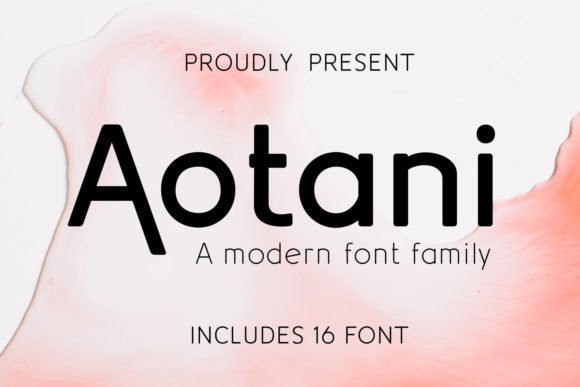 Aotani Font - Featured Image