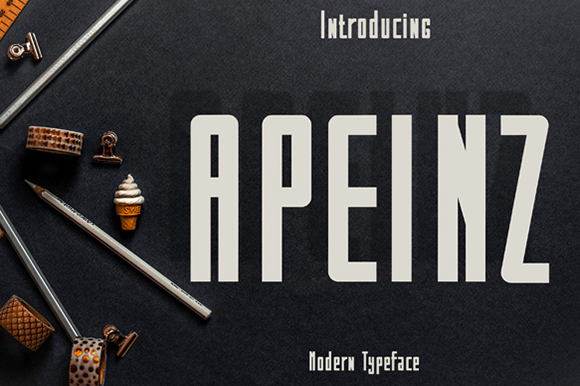 Apeinz Font - Featured Image