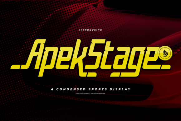 Apek Stage Font - Featured Image