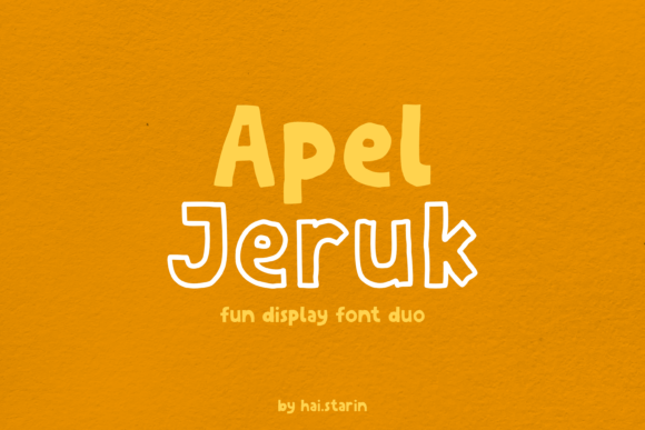 Apel Jeruk Font - Featured Image
