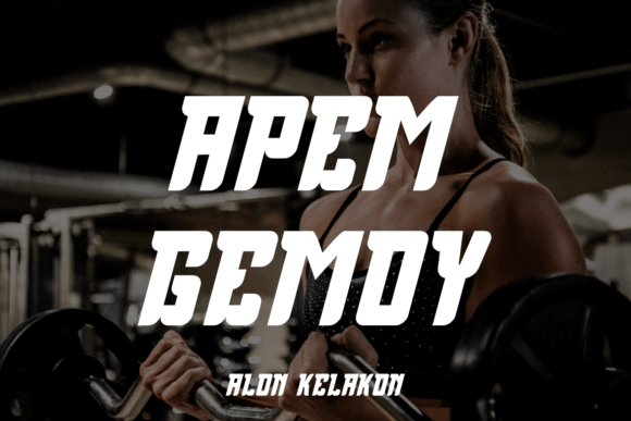 Apem Gemoy Font - Featured Image