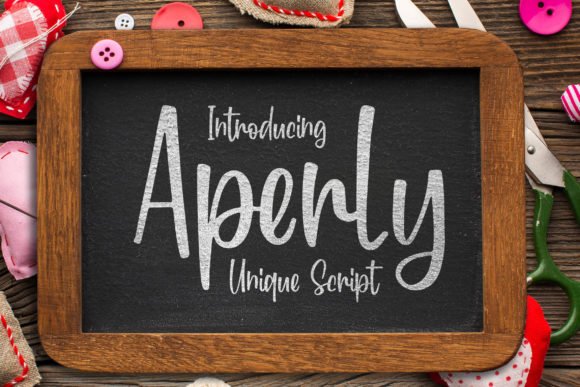 Aperly Font - Featured Image