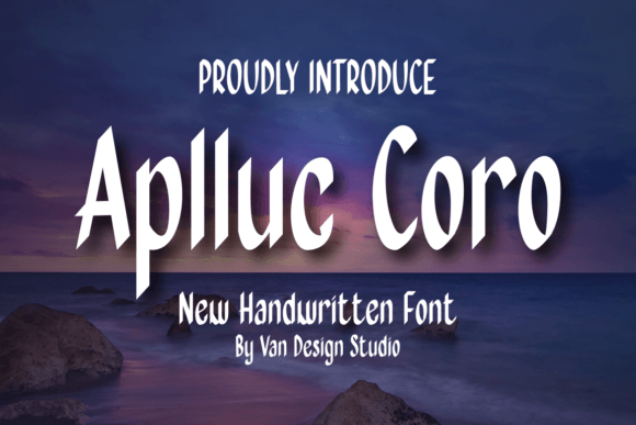Aplluc Coro Font - Featured Image