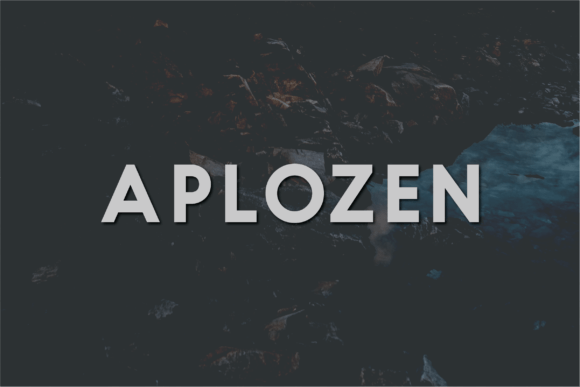 Aplozen Font - Featured Image