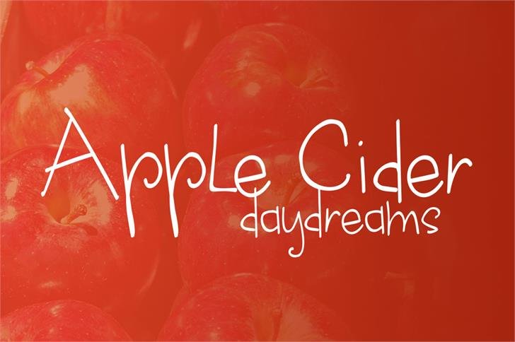 Apple Cider Daydreams Font - Featured Image