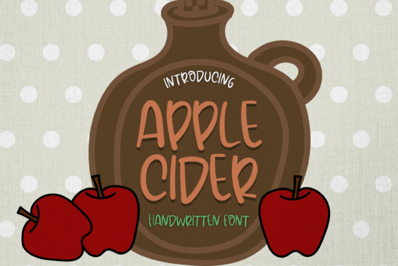 Apple Cider Font - Featured Image