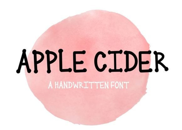 Apple Cider Font - Featured Image
