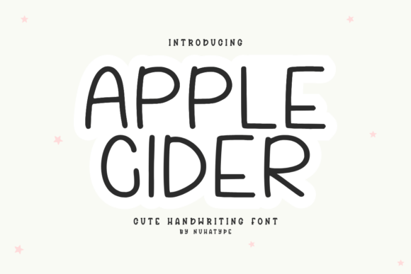 Apple Cider Font - Featured Image
