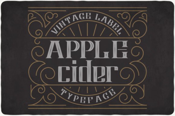 Apple Cider Font - Featured Image