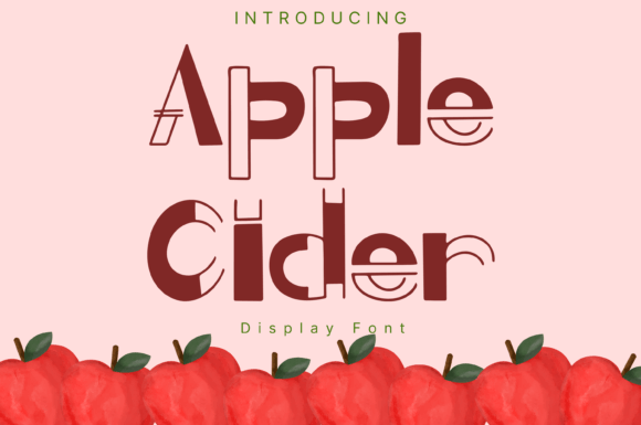 Apple Cider Font - Featured Image