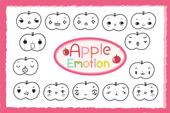 Apple Emotion Font - Featured Image