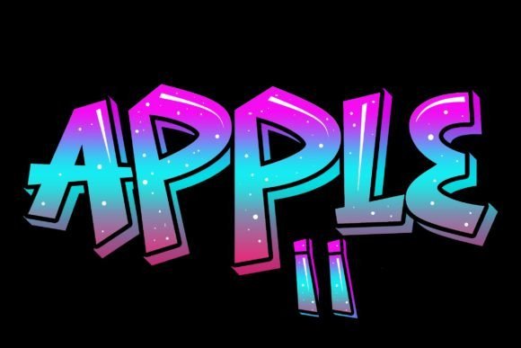 Apple II Font - Featured Image
