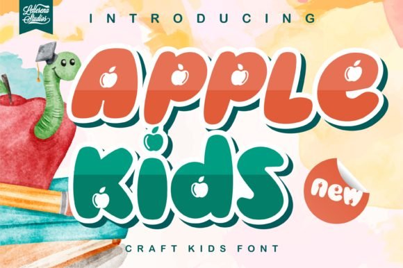 Apple Kids Font - Featured Image