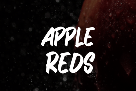 Apple Reds Font - Featured Image