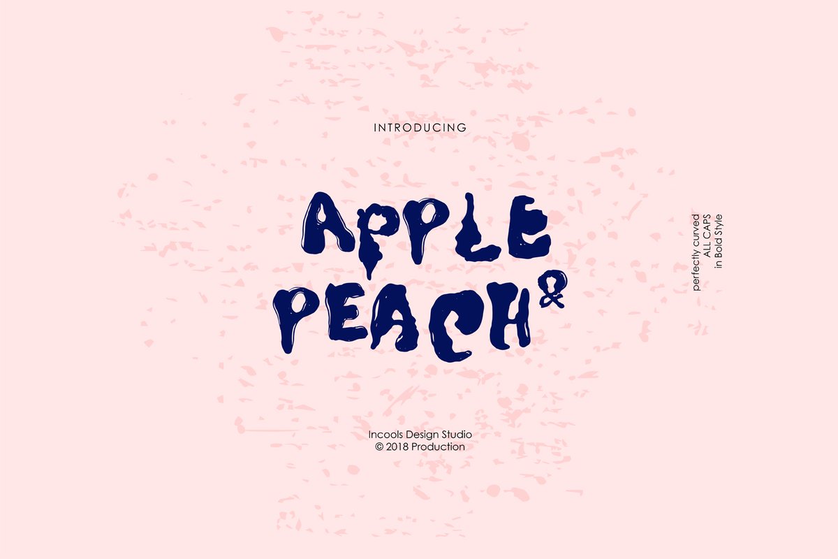 Apple & Peach Font - Featured Image