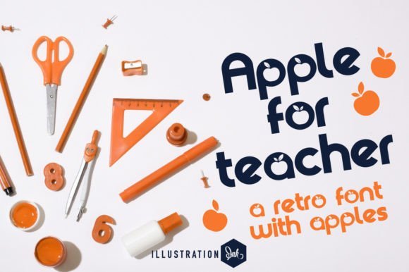 Apple for Teacher Font - Featured Image