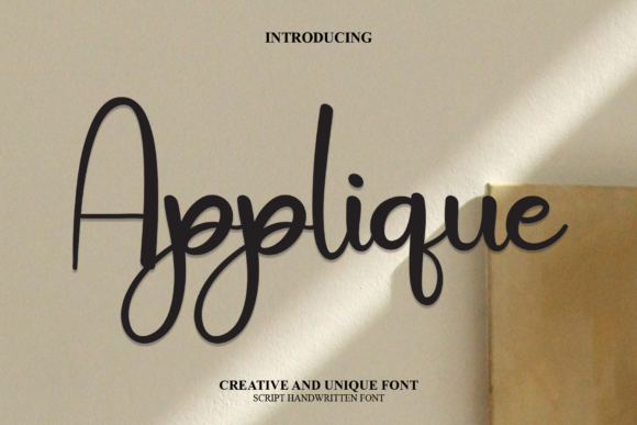 Applique Font - Featured Image