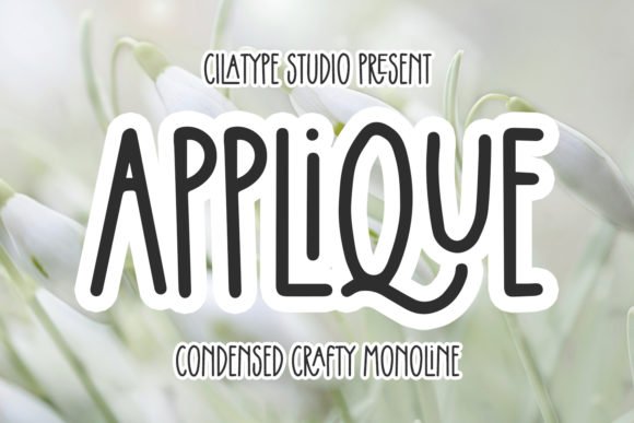 Applique Font - Featured Image