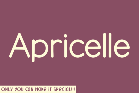 Apricelle Font - Featured Image