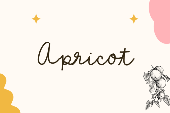 Apricot Font - Featured Image