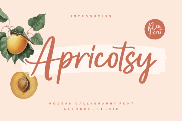 Apricotsy Font - Featured Image