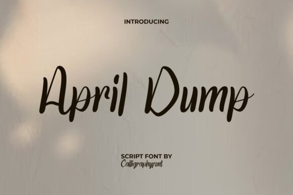 April Dump Font - Featured Image