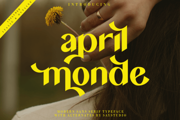 April Monde Font - Featured Image