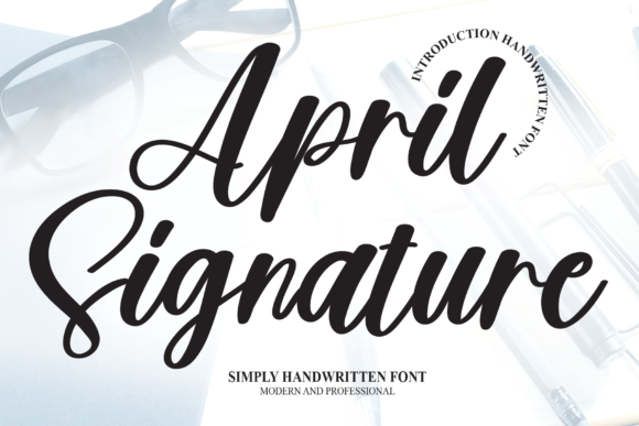 April Signature Font - Featured Image