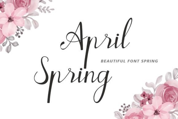 April Spring Font - Featured Image