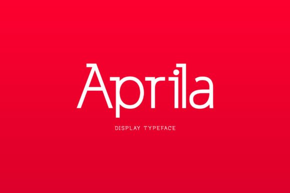 Aprila Font - Featured Image