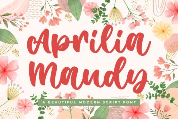 Aprilia Maudy Font - Featured Image