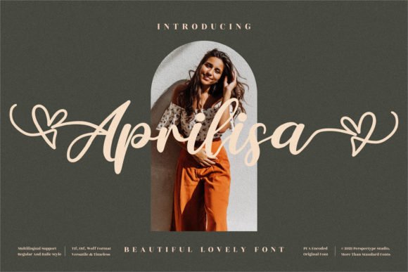 Aprilisa Font - Featured Image