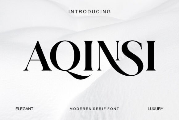 Aqinsi Font - Featured Image