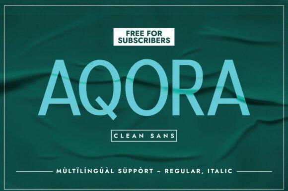 Aqora Font - Featured Image