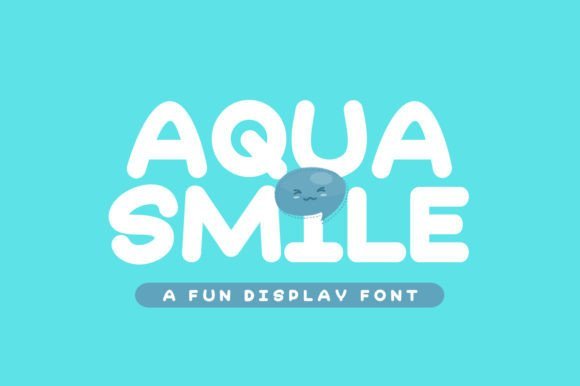 Aqua Smile Font - Featured Image