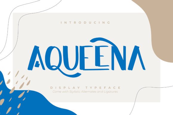 Aqueena Font - Featured Image