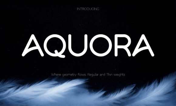 Aquora Font - Featured Image
