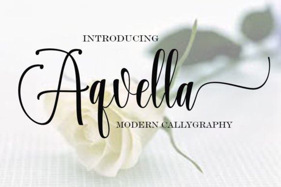 Aqvella Font - Featured Image