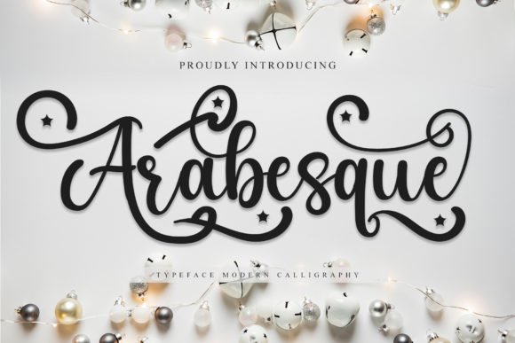 Arabesque Font - Featured Image